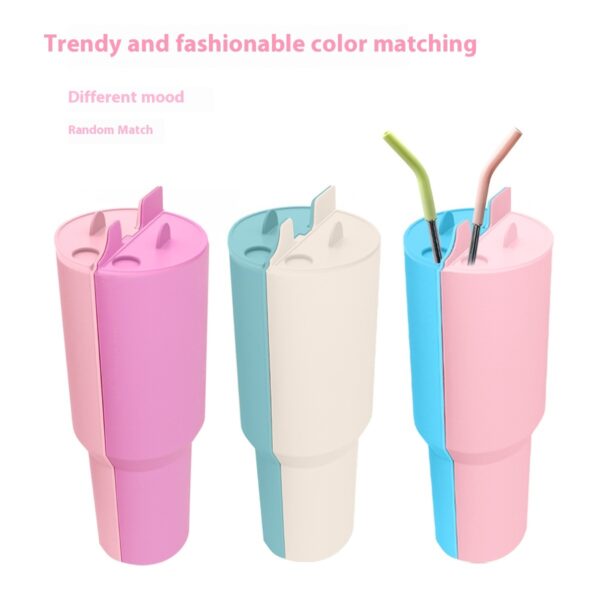 Liner 40oz Vacuum Cup Multi-specification Double-layer Silicone Drinking Liner - Image 8